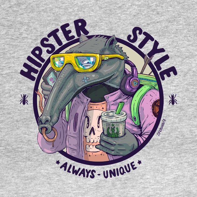 hipster style by Ilustronauta